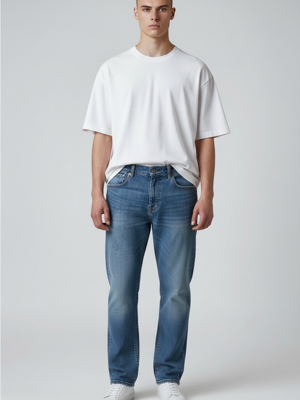 Tommy Hilfiger Men's Straight Blue Denim 36x32